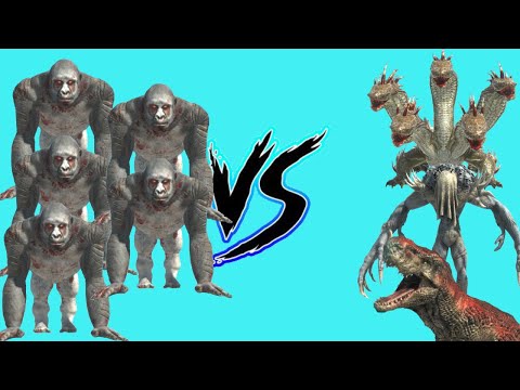 X5 GORO VS X5 BOSSES - ANIMAL REVOLT BATTLE SIMULATOR
