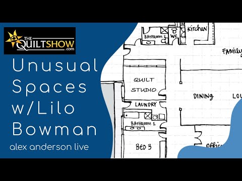 Alex Anderson LIVE - Working with Unusual Studio Spaces - Lilo Bowman