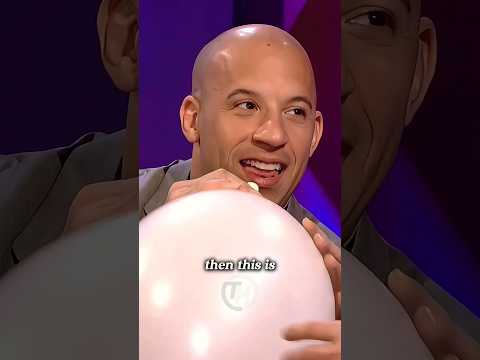 Vin Diesel inhaled helium for the first time‼️#shorts#vindiesel