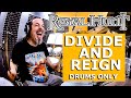 DRUM COVER ROYAL HUNT Divide and reign drums only coiver by stamatis kekes
