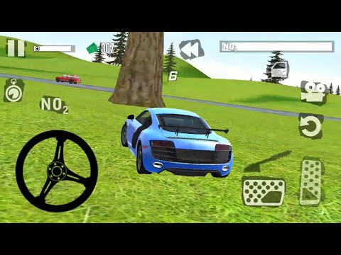 Real Car Driving Simulator - New Car Unlocked - Blue Car Driving Drift Sim - Android Gameplay