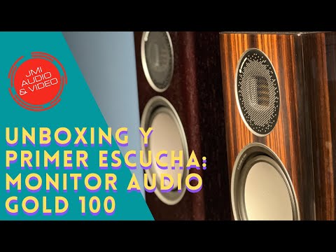 Unboxing y primer escucha de más Monitor Audio Gold 100 #monitoraudio #bocina #gold100