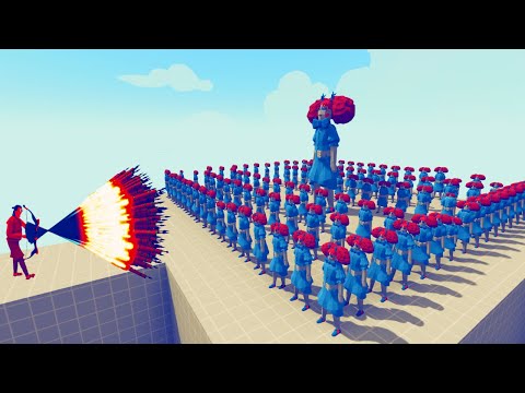 100x POPPY (POPPY PLAYTIME) + GIANT vs EVERY GODS 👹 Totally Accurate Battle Simulator TABS