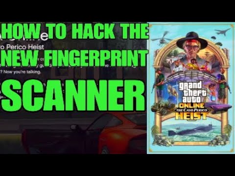 How to do The Fingerprint Scanner Easy Grand theft auto 5 ONLINE THE CAYO PERICO HEIST*