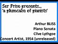 Sir Arthur Bliss Piano Sonata