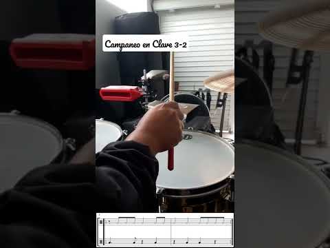 Campaneo en Clave 3-2 ..... #timbales #tutoriales #lesson #partituras #salsa #clave #parati