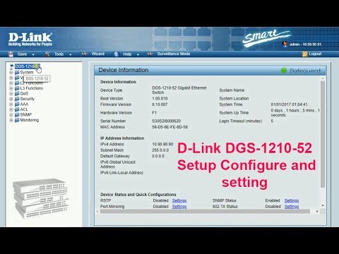 52-Port Gigabit Smart Managed Switch DGS-1210-52