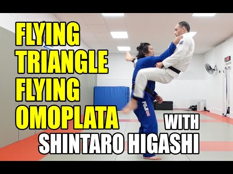 Flying Triangle & Flying Omoplata with Shintaro Higashi (BJJ/Judo)