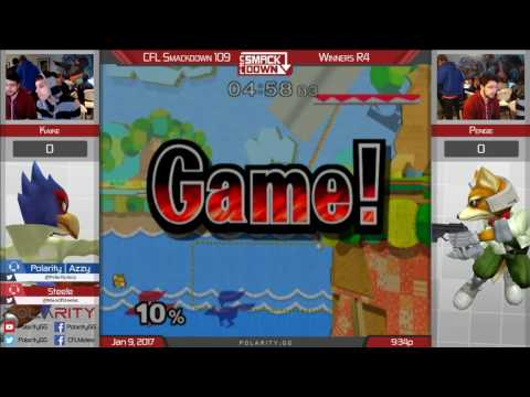 CFL Smackdown 109 Melee - Kaike (Falco) vs Pengie (Fox) - Winners R4