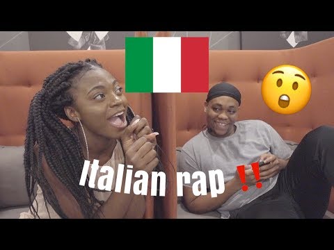 REACTION TO ITALIAN RAP/TRAP MUSIC !!