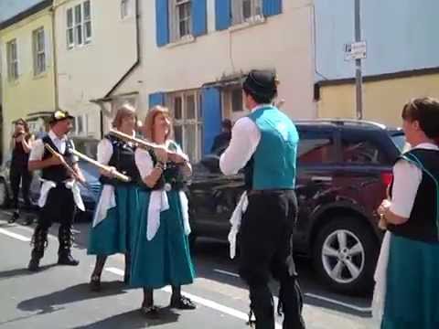 Belles and Broomsticks Morris from Guernsey Dance Goldfish