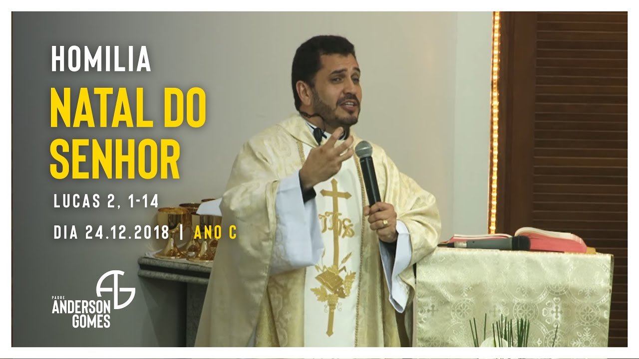 HOMILIA na SOLENIDADE DO NATAL DE NOSSO SENHOR JESUS CRISTO (Lc 2, 1-14/Ano C) - 24/12/2018