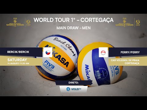 Bercik/Bercik (CZE) vs (MON) Ferry/Ferry - WORLD TOUR 1* CORTEGAÇA