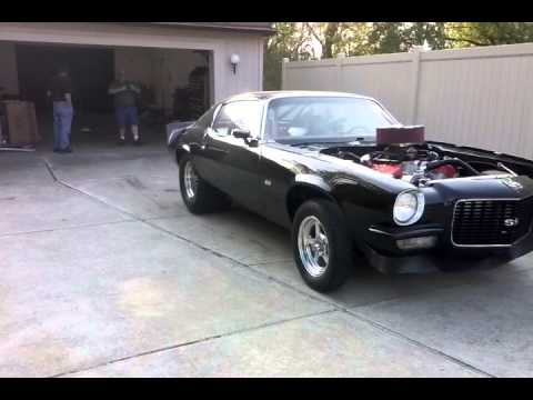 1970 Camaro Pro Street with Moroso Spiral Flow Mufflers
