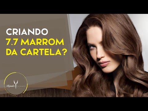 Cabelo marrom. Como criar o marrom da cartela de cores???