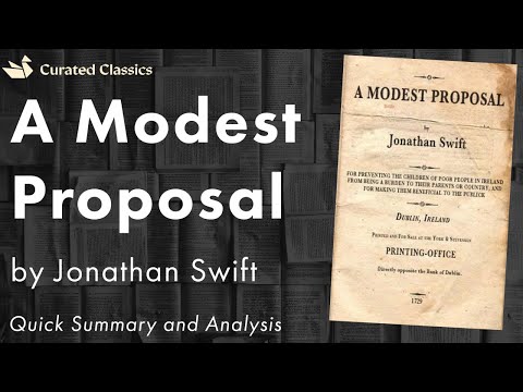 A Modest Proposal by Jonathan Swift - Quick Summary & Analysis