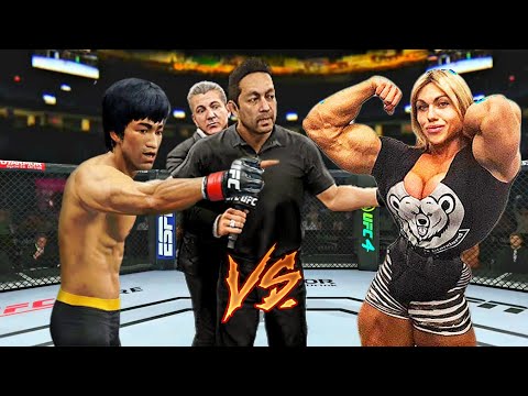 Bruce Lee vs. Big Girl - EA Sports UFC 4