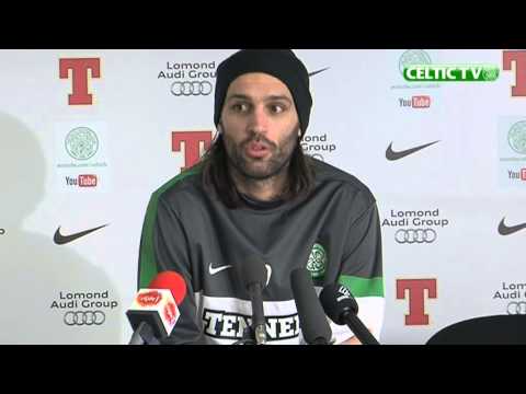 2012.11.27 Georgios Samaras pre-match MC