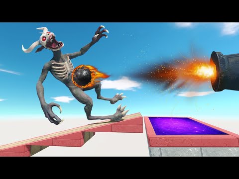 Climb the Cannon Path to Evolve and Fight Titanus Scylla! 💥🦑 | Animal Revolt Battle Simulator