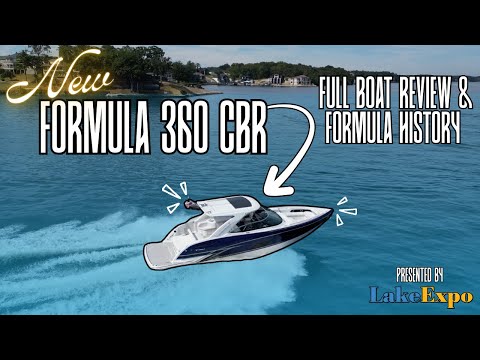 Inside the NEW Formula 360 CBR | Luxury Crossover Bowrider Boat Tour w/ Lake Expo