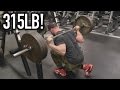 315LB SINGLE LEG SQUAT! | LEG DAY FULL ROUTINE