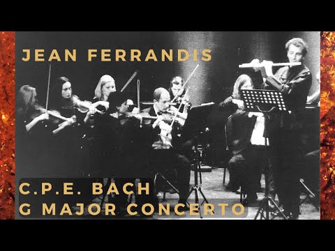Jean Ferrandis, Carl Philipp Emanuel Bach - Flute Concerto in G major Wq. 169