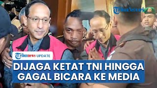 Penjagaan Ketat Nadiem Makarim oleh TNI saat Sidang hingga Gagal Bicara ke Media 2 Kali
