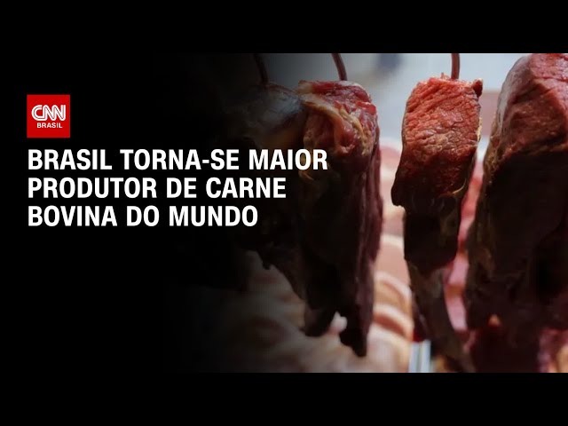 Agro: Brasil torna-se maior produtor de carne bovina do mundo | CNN PRIME TIME