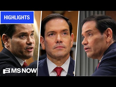 Marco Rubio's HEATED moments with Senate on Iran, outbreaks, missing funds | MS NOW Highlights