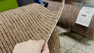Spoltex Lines 91 metráž hnědý