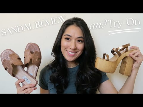 SUMMER SANDALS REVIEW + TRY ON