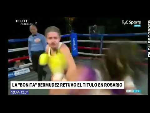 La Bonita Bermúdez retuvo el título ante la mexicana Pérez-Telefe Rosario