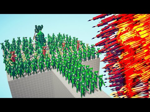 CACTUS ARMY 🌵 VS 👹 EVERY GOD / Totally Accurate Battle Simulator ( TABS )