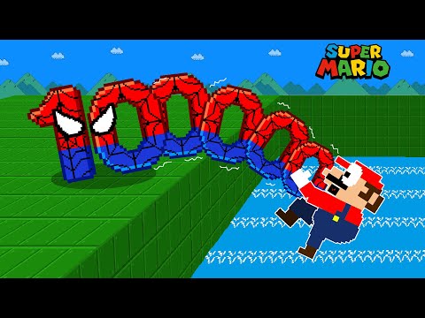 Wonderland: BIG NUMBER turns into SPIDERMAN to save Mario! Join Up the Fun Special Maze