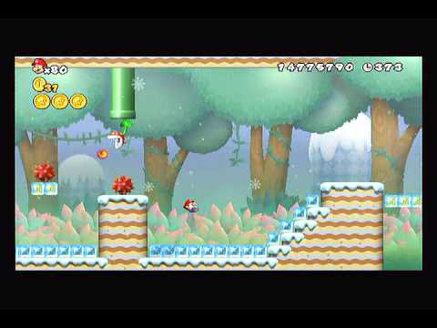 New Super Mario Bros. Wii- World 9-7 Speedrun