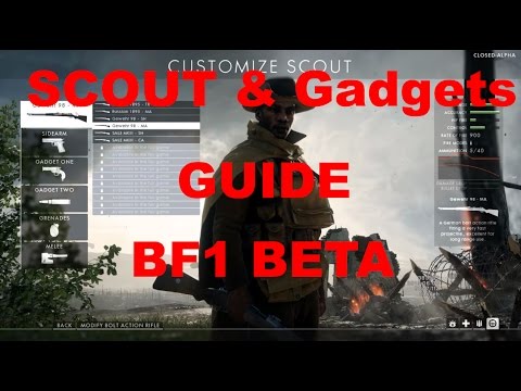 BATTLEFIELD 1 - SCOUT & GADGETS GUIDE [Deutsch/HD+] [60FPS]