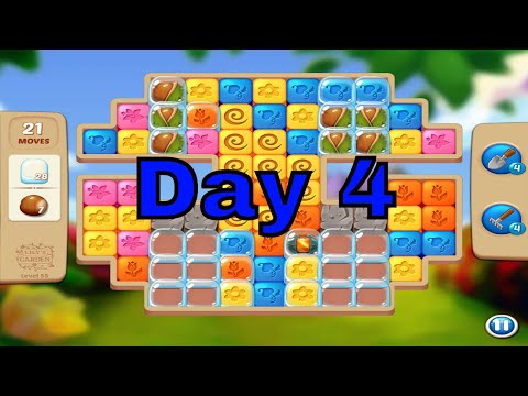 Lily’s Garden: Design & Relax - Day 4 - Level 55 - No Boosters - FULL STORY - CaroGamesNL