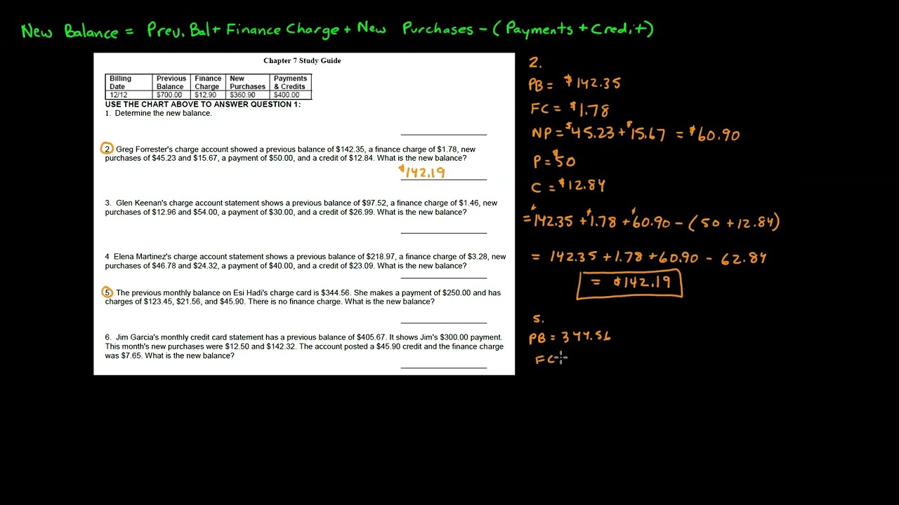Chapter 7 Study Guide  Part 1