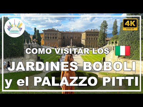 Cómo visitar el PALAZZO PITTI y JARDINES BOBOLI en FLORENCIA (Italia 🇮🇹) | Guía de viaje 4K