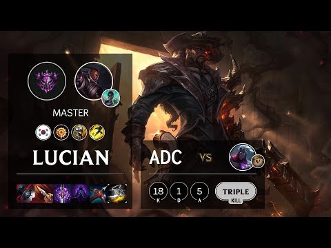 Lucian ADC vs Varus - KR Master Patch 10.9