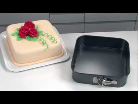 Форма для торта Tescoma Delicia розкладна квадратна 24x24 см (623296)