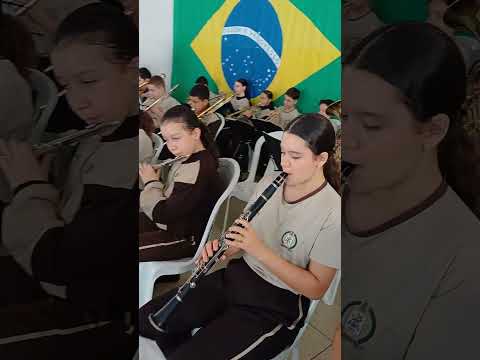Banda Musical do CEPMG XAVIER DE ALMEIDA Morrinhos/GO. Maestro Zezinho.