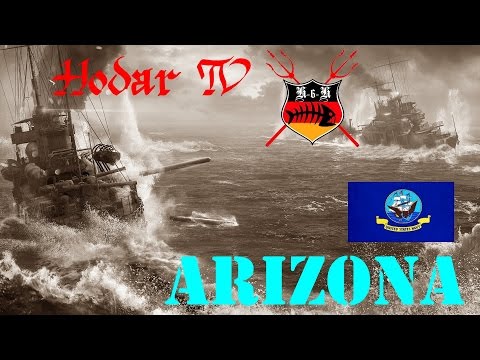 WoWs - Tier VI Schlachtschiff Arizona - Big bad red riding Hood - Von und mit Hodar (deutsch)