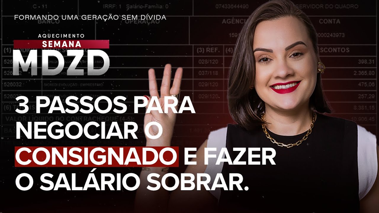 3 passos para negociar o consignado e fazer o salário sobrar.