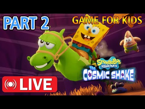 Spongebob Squarepants The Cosmic Shake Part 2 Live PC Gameplay