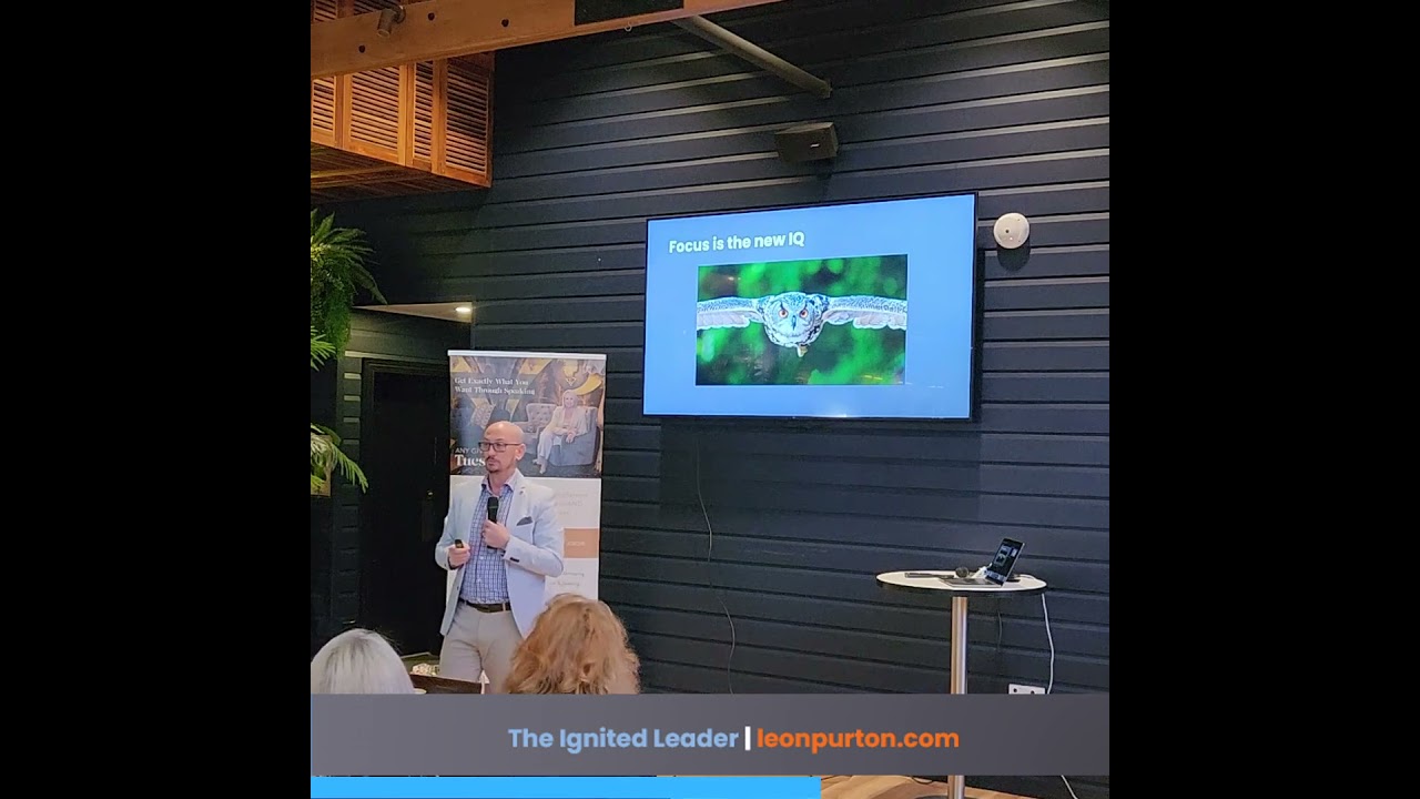 Mic Club in July - Leon talks about the importance of focus! #focus #speaking #speaker #leadership