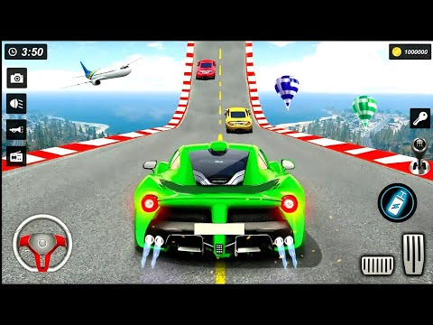 💯Ramp Car Stunts Racing Simulator 2024 - Impossible Mega Tracks 3D - Android Gameplay