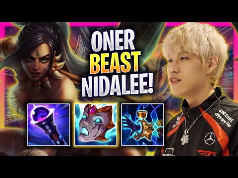 ONER IS A BEAST WITH NIDALEE! - T1 Oner Plays Nidalee JUNGLE vs Lee Sin! | Season 2024
