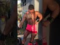 Muscle worship nice pink short