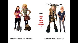 How to Train Your Dragon 3 Movie - Characters and Actors voice -2018 video